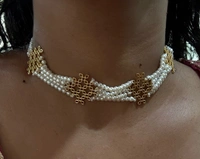 Kanaka Pearl Choker Without Earrings 