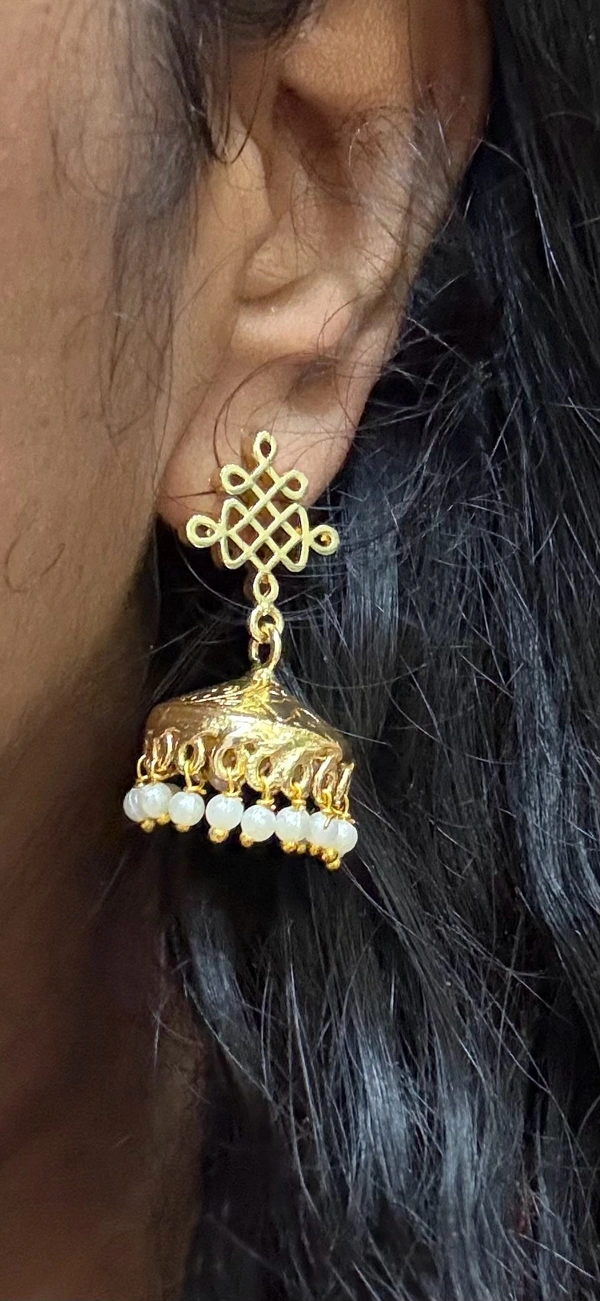 Set Of 3 Jhumka- Small, Medium, Large 