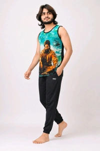Men’s Sleeveless Printed Vest Pack Of 3