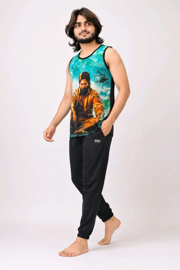 Men’s Sleeveless Printed Vest Pack Of 3