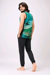 Men’s Sleeveless Printed Vest Pack Of 3