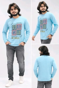 Men’s Full Sleeve Printed T-Shirt 2 Pics