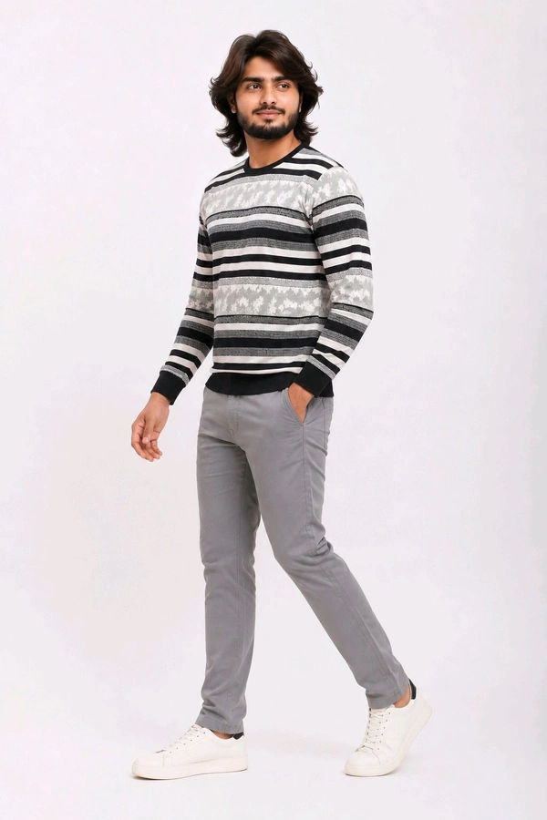 Men’s Full Sleeve Printed T-Shirt Pieces