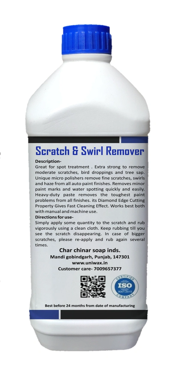 UNIWAX Car Scratch Remover – Paint Scratch Repair & Swirl Remover – Restores Shine for All Car Colors - 1kg