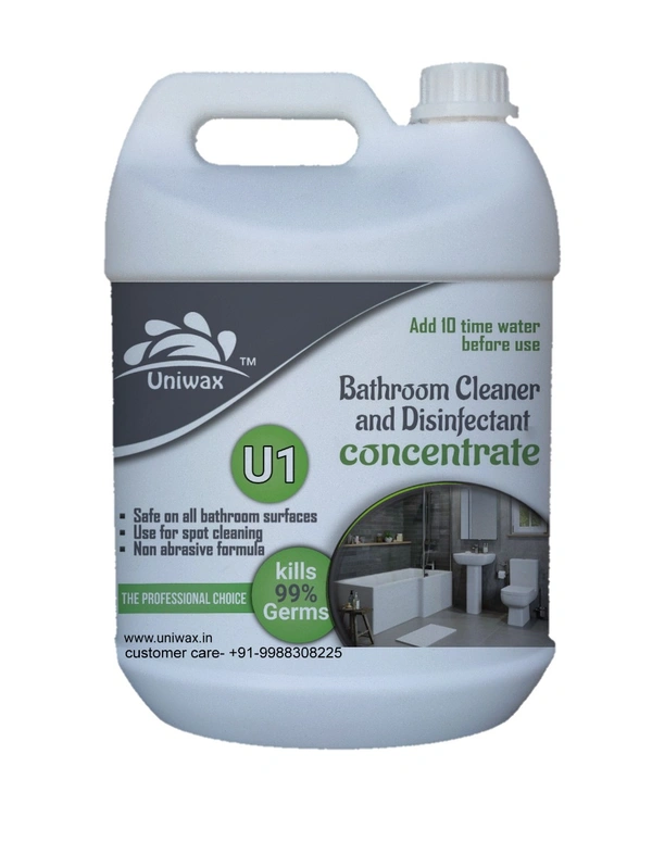 Uniwax- U1 bathroom cleaner Limescale remover Disinfectant concentrate - 5kg