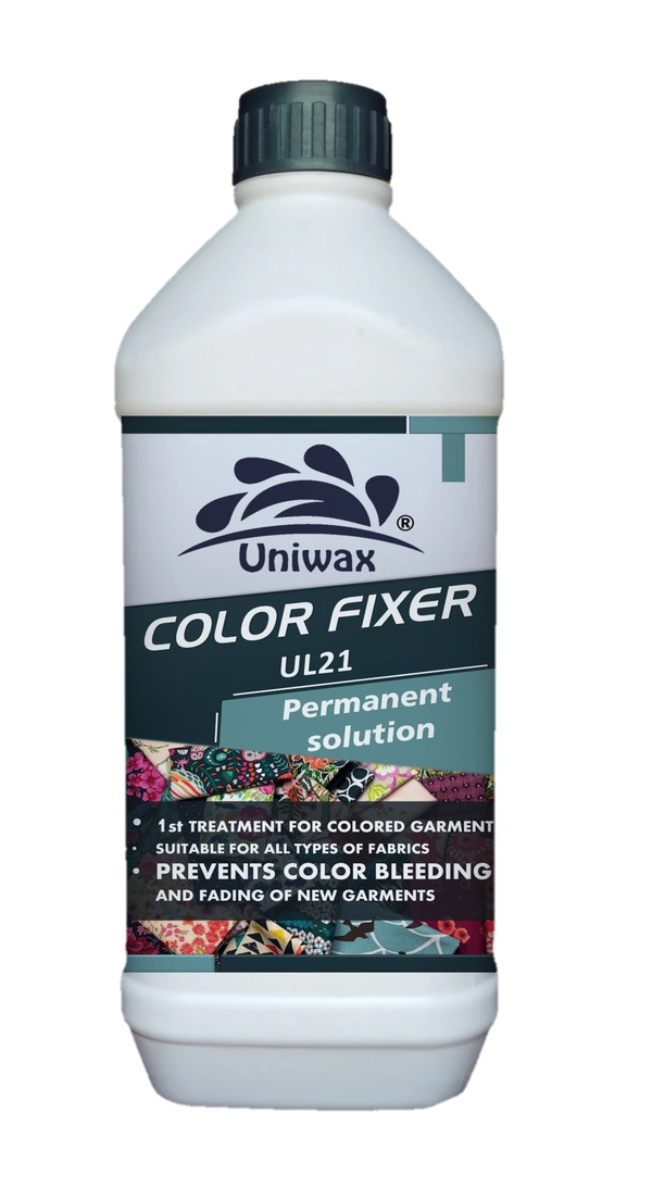 Fabric color fixer / fabric dye fixer / Color Binder / UL21 For Silk, Cotton, Georgette and all Fabric - 1 liter