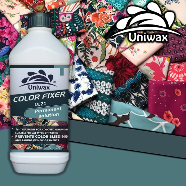 Fabric color fixer / fabric dye fixer / Color Binder / UL21 For Silk, Cotton, Georgette and all Fabric - 1 liter