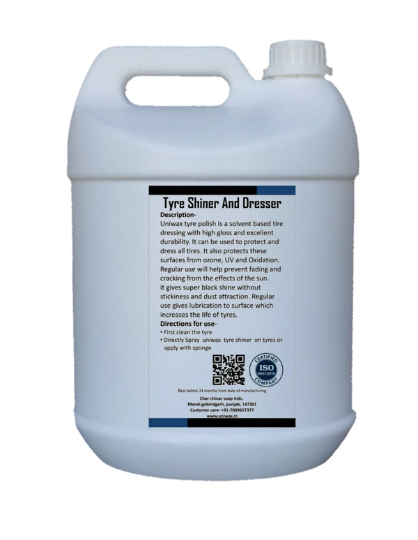 UniWax Tyre Polish – Long-Lasting Shine & Protection – Restores Faded Tires & Resists Dust - 5 kg