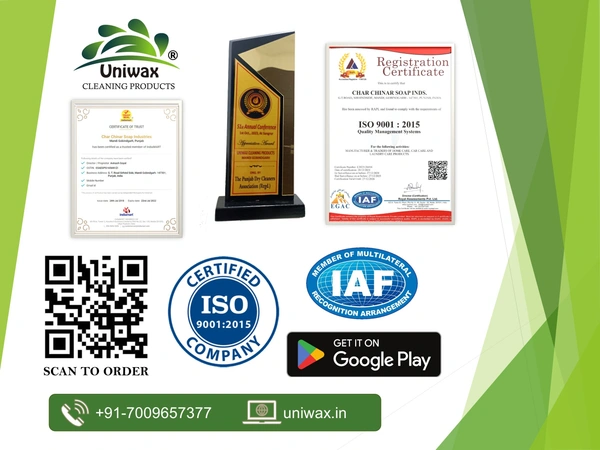 Uniwax color foam wash with wax colour foam car wash shampoo - 1kg, Green