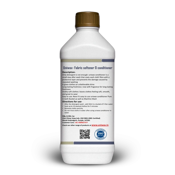 Uniwax PureSoft โ Fabric Conditioner for Softness & Freshness - 1 kg