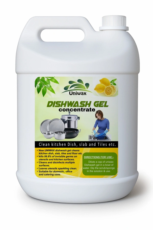 uniwax U9 Concentrated Dishwash 5 liter makes 20 liter dishwash gel