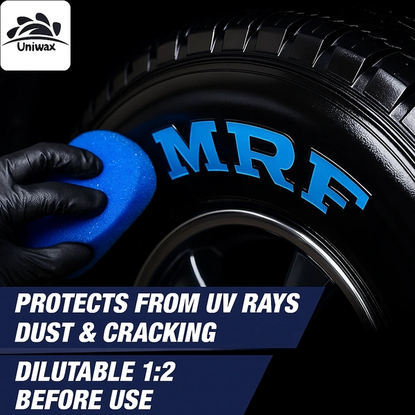 Uniwax Tyre Polish (1:2 Concentrate) – Deep Black Finish & Protection - 5 Kg