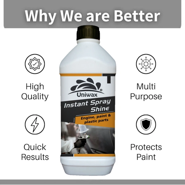 INSTANT SHINE FOR CAR PAINT AND PLASTIC PARTS - 1 liter