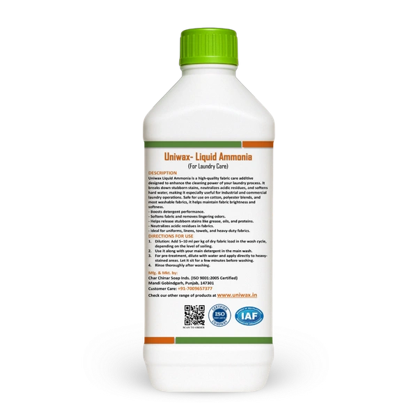 Liquid ammonia Alkaline cleaner for fabric Stain remover - 1 kg