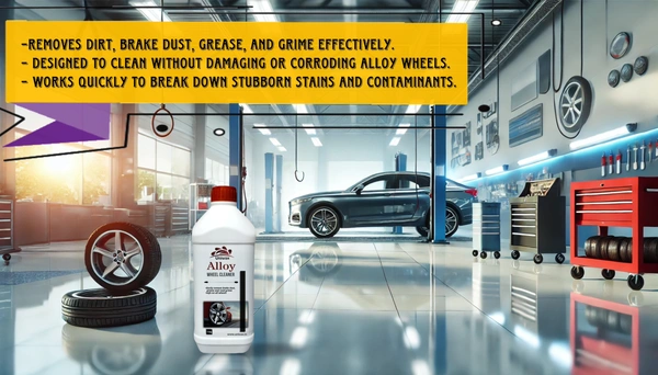 Uniwax Alloy Wheel Cleaner – Powerful Brake Dust & Grime Remover | Safe for All Wheels | Fast-Acting Spray for Deep Cleaning & Shine - 5kg
