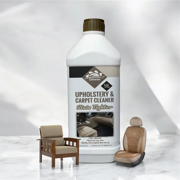 Uniwax upholstery cleaner  car and sofa cleaner carpet cleaner Car Interior Cleaner for Car Seat Cleaner, Sofa Cleaner, Carpet Cleaner, Car Roof Cleaner & More - 1kg