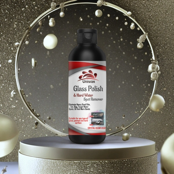 Uniwax Glass Polish Hardwater Remover Glass Cleaner Glass Stain Remover - 200ml