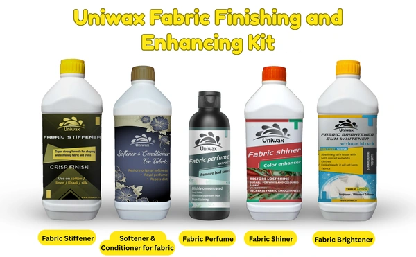 Uniwax Fabric Finishing & Enhancing Kit | Shine, Polish & Smooth Finish for All Fabrics