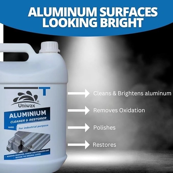 Uniwax Aluminum Brightener & Oxidation Remover | Heavy-Duty Industrial Cleaner - 5 kg