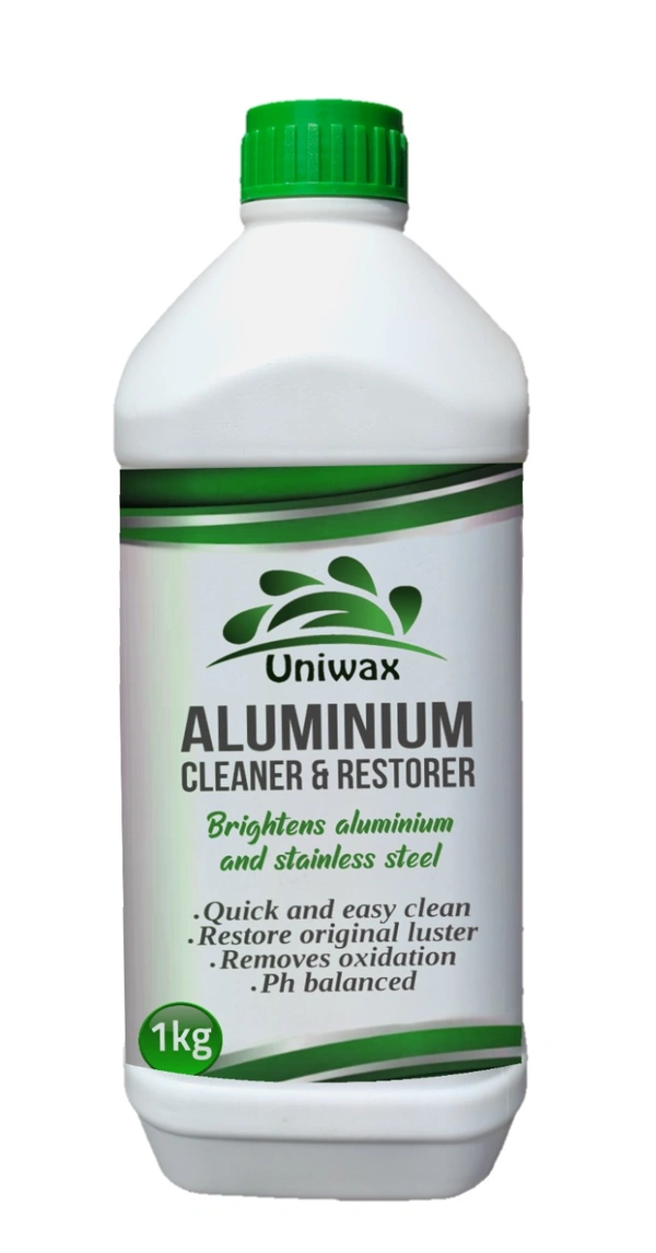 UNIWAX Aluminium Cleaner and Brightener | Remove Oxidation, Dust, Cement and Heavy Dust Particles | Clean & Restore - 1kg