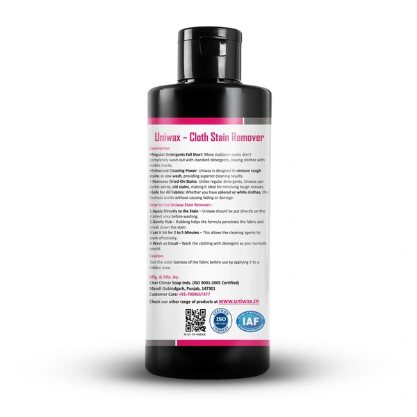 Cloth stain remover without bleach Professional-grade cleaning - 200gm