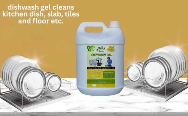 uniwax U9 Concentrated Dishwash 5 liter makes 20 liter dishwash gel - 5kg