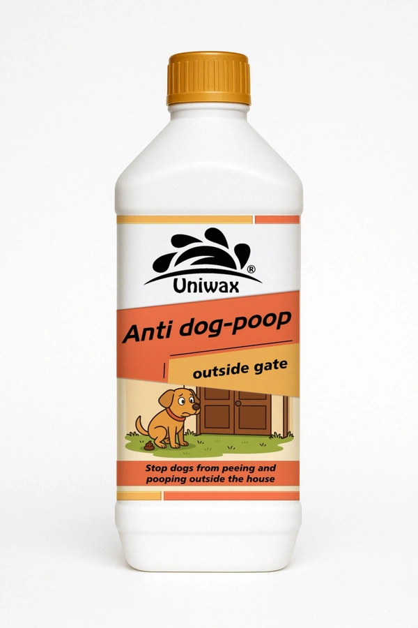 uniwax anti dog-poop / stop dogs from pooping or peeing outside gates / Street dog repellent / Stop Doing Potty - 1litr