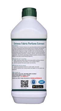 Uniwax Fabric Perfume Concentrate | Long-Lasting Clothing Scent & Fabric Freshener - 1 liter
