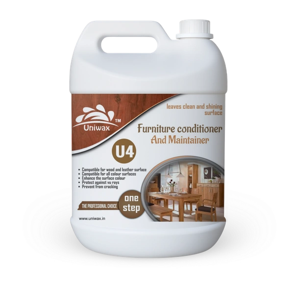 Uniwax Furniture Conditioner – Restores Shine & Protects Wood Surfaces |Anti-Dust, UV Protection & Rich Shine - 5kg