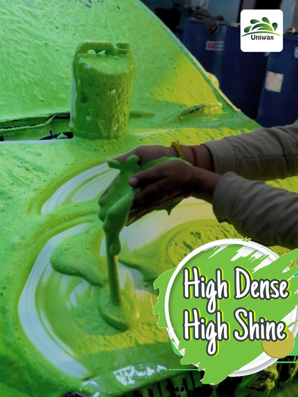 Uniwax color foam wash with wax colour foam car wash shampoo - 5kg, Green