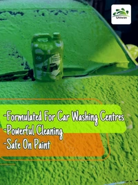 Uniwax color foam wash with wax colour foam car wash shampoo - 5kg, Green