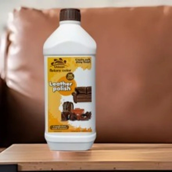 Premium Leather Polish & Conditioner | Natural Color | Restores Shine, Softness & Protection | Suitable for Bags, Shoes, Jackets, Sofas & Car Seats - 5kg