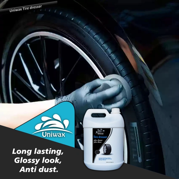 UniWax Tyre Polish – Long-Lasting Shine & Protection – Restores Faded Tires & Resists Dust - 5 kg