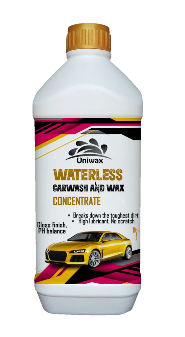 Uniwax drywash or Waterless car wash with wax concentrate Rinseless Car Wash | Eco Friendly Quick Detailer Spray | Exterior Car Cleaning | Car Care Products 1:100 - 1 kg