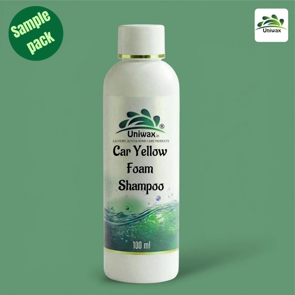 Uniwax Yellow color foam wash with wax - 100ML