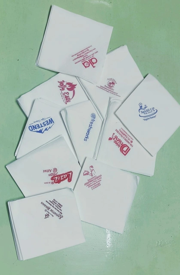 Logo Printed Tissue Paper - 20 Packets -