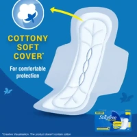 Stayfree Secure Cottony Soft Sanitary Pads (Regular Wings) - Regular