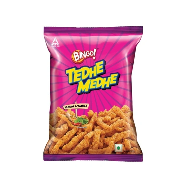 Bingo Tedhe Medhe Masala Tadka Crisps