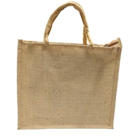 Palak Saxena Eco-Friendly Jute Bag-Reusable Tiffin/Shopping/Grocery Multipurpose Hand Bag with Zip