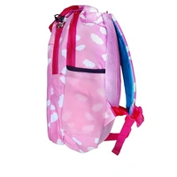 Cloud-Print Kids School Backpack - Lightweight, Durable, and Stylish for Boys and Girls (Pink) - Pink