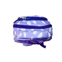 Cloud-Print Kids School Backpack - Lightweight, Durable, and Stylish for Boys and Girls (Purple) - Purple