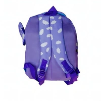 Cloud-Print Kids School Backpack - Lightweight, Durable, and Stylish for Boys and Girls (Purple) - Purple