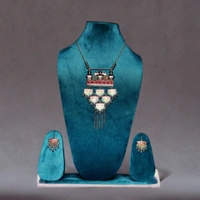 Timeless Beauty Traditional Oxidized Silver Necklace Set – Stylish Ethnic jewellery for Women - Freesize