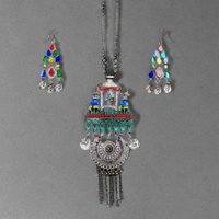 Timeless Beauty Traditional Oxidized Silver Necklace Set – Stylish Ethnic jewellery for Women