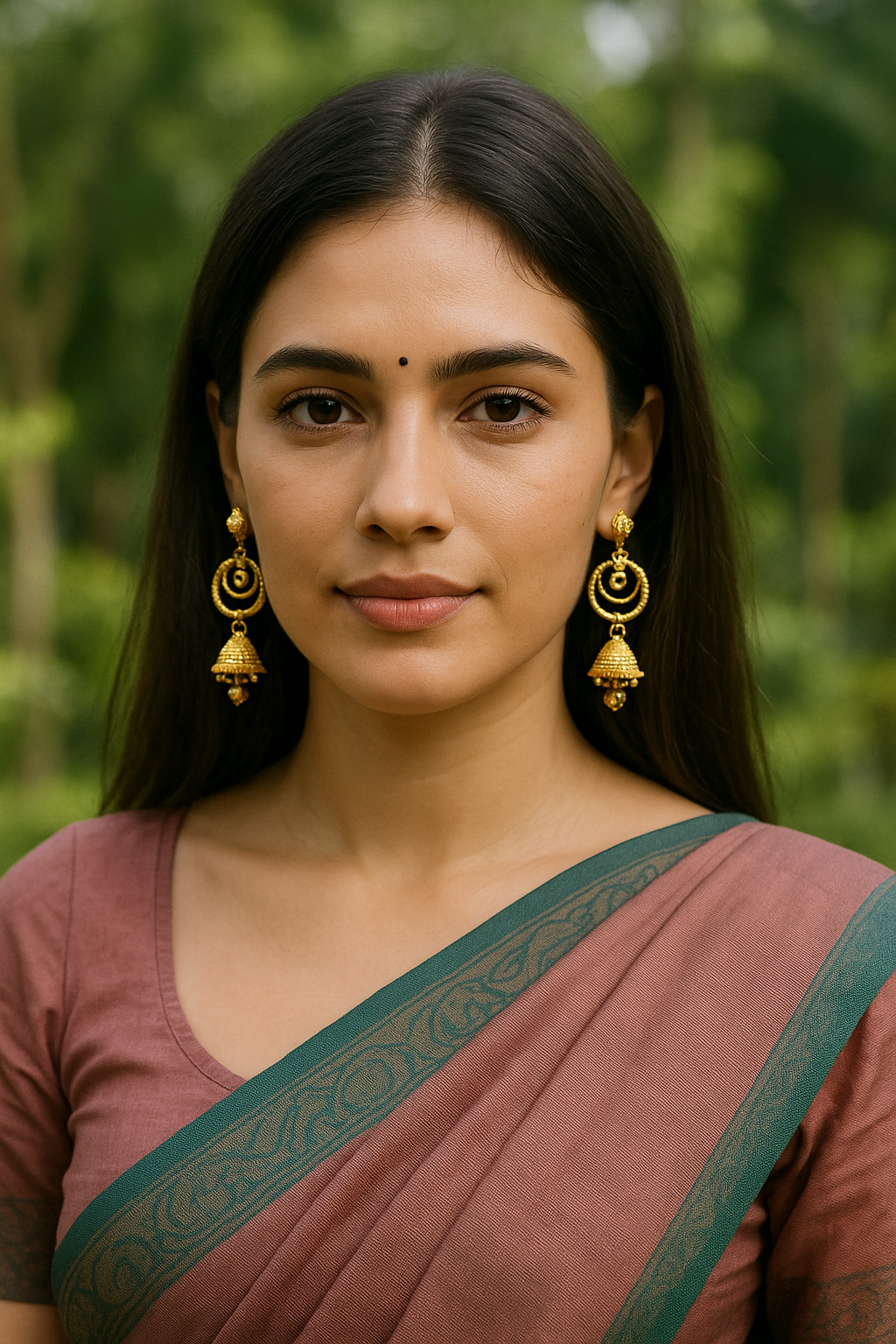 Micro Gold Hanging Earrings