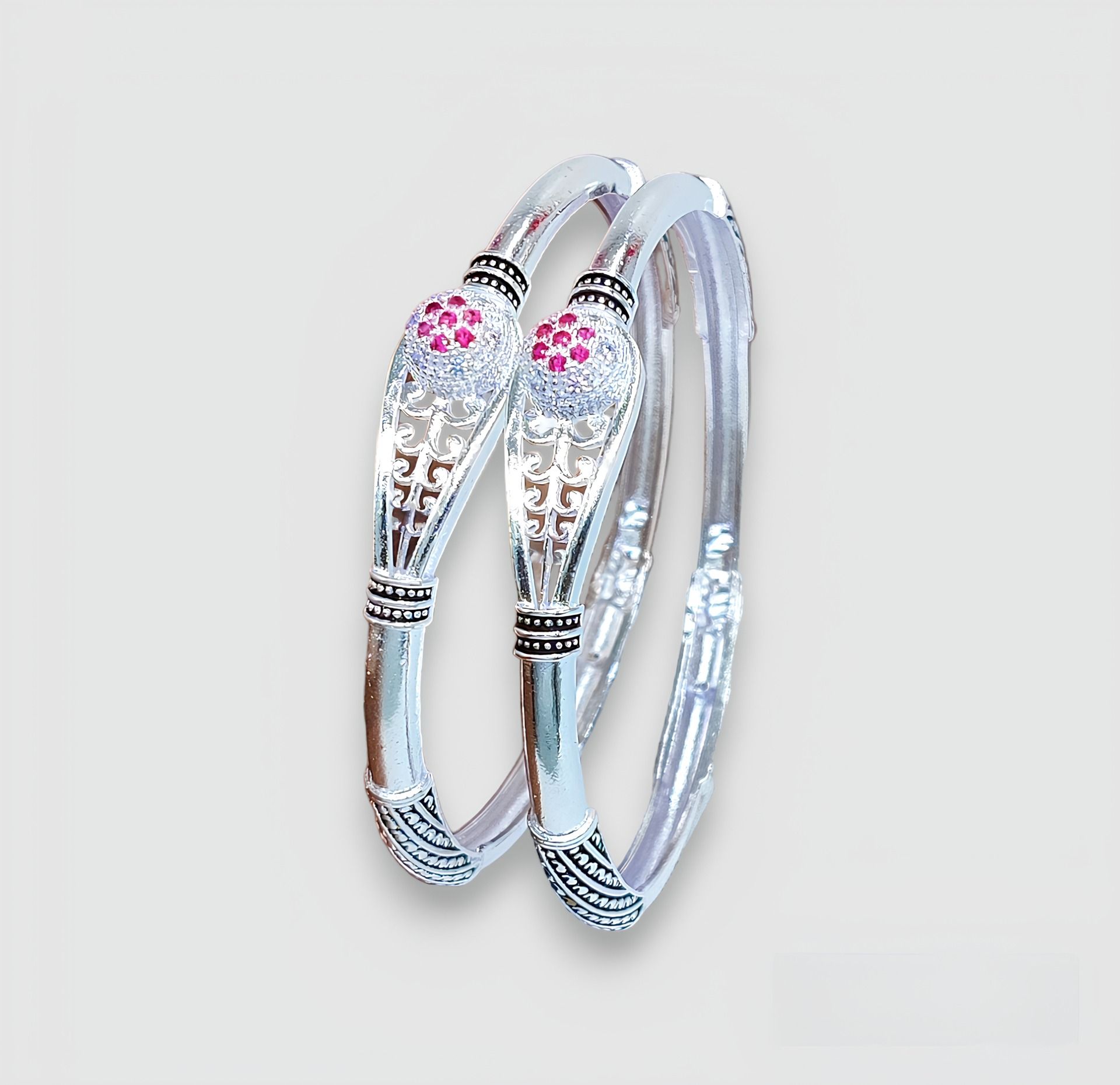 Silver Sterling Symphony Bangle