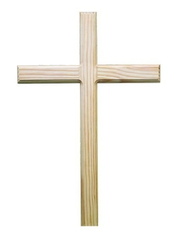 HOLY CROSS PINEWOOD COLOUR POLY RESIN ITEM CODE- BB - 12 INCH X 18 INCH, COLOUR