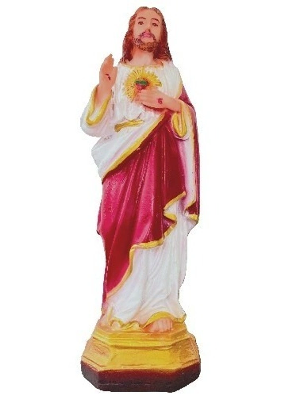 JESUS POLY RESIN STATUE          ITEM  CODE- BB2411C - 3 INCH X 6 INCH, MULTICOLOUR
