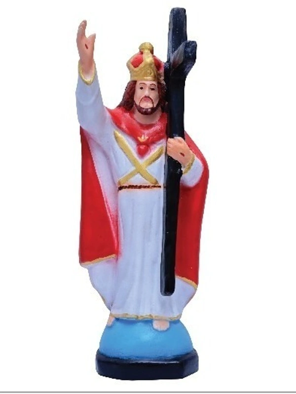 JESUS POLY RESIN STATUE          ITEM  CODE- BB805C - 5 INCH X 13 INCH, MULTICOLOUR