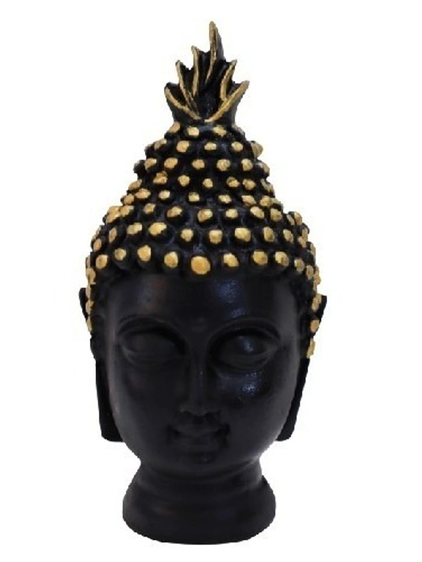 SREE BHUDDHA STATUE           ITEM  CODE- BB822D - 3 INCH X 5 INCH, BLACK & GOLD